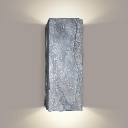 A19 LIGHTING Stone Wall Sconce, Grey N18031-GR-1LEDE26